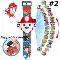 Paw Patrol Digital Children Flippable Projection Watch Kids Sports Watches Electronic Toy For Girls Boys new arrival LY. 