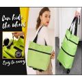 New Arrival Folding Shopping Pull Cart Trolley Bag with Wheels Foldable Shopping Bags Reusable Grocery Bags Food Organizer Vegetables Bag Waterproof Non-Woven Market Bag. 