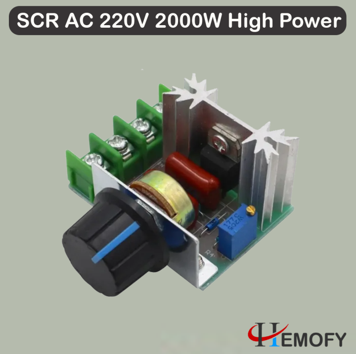 2000W SCR Voltage Regulator Dimmer 220V AC High Power Automatic Generator Bypass Kit with 50V-200V Regulation | Hemofy |
