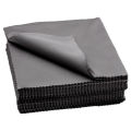 4x Microfiber Cleaning Cloth 20X19cm, Black Cleaning Cloths, Touchscreen, Smartphone Display, Glasses, Laptop. 