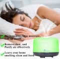 Diffuserlove Diffuser 500ML Ultrasonic Aromatherapy Diffuser Mist Humidifiers with Mute Design, Timer and Waterless Auto Shut-Off, 7 Color LED Lights for Office Home Bedroom. 