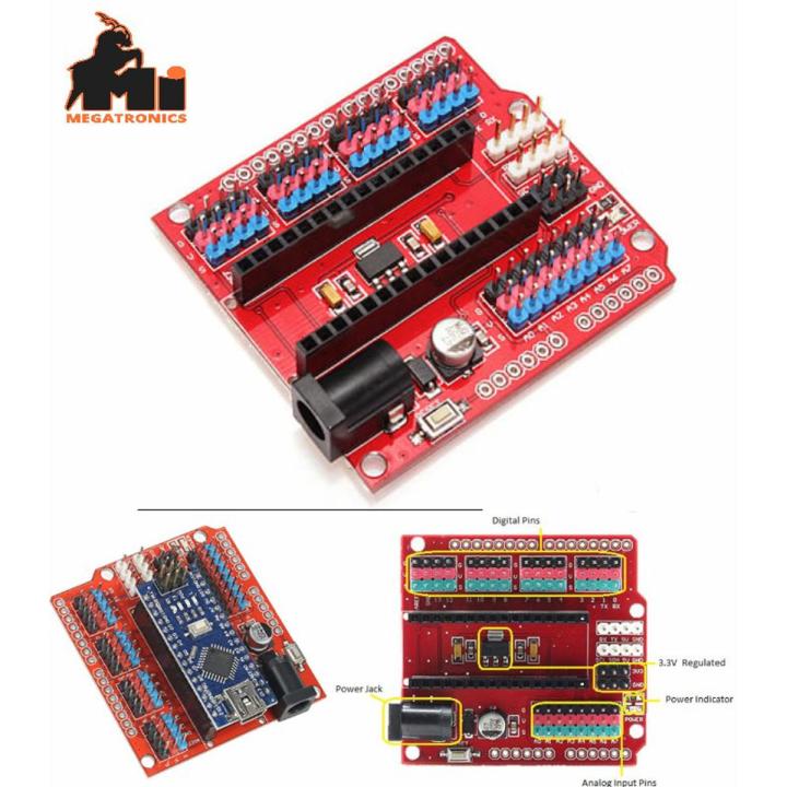 Arduino NANO UNO I/O Extension board