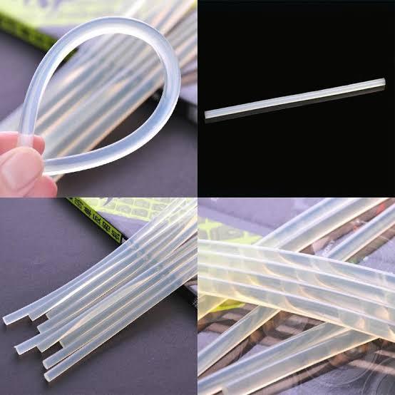 Openness - Pack Of 06 - 7mm Glue Gun Sticks For Small Glue Gun - Transparent - Length 20cm