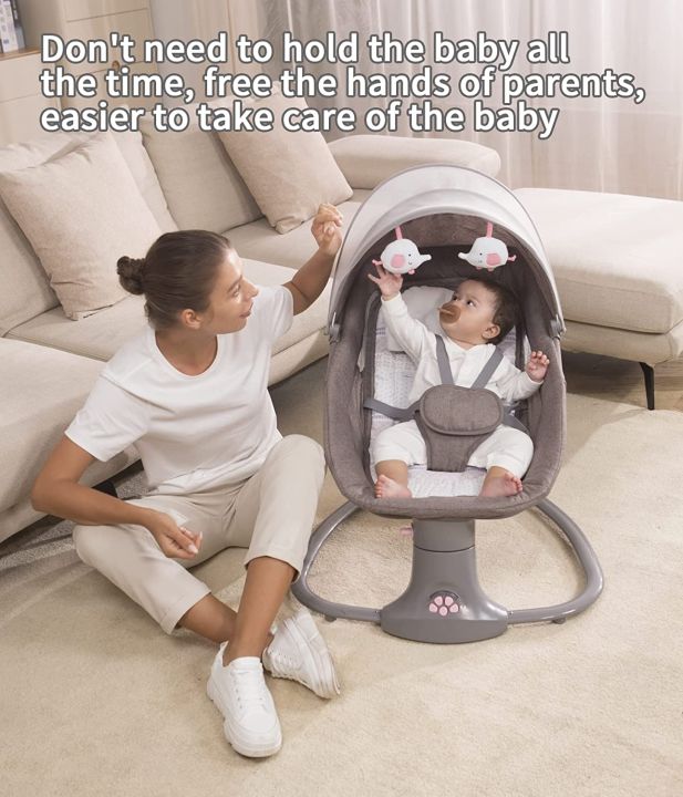 Baby%20Swing%20for%20Infants%203-in-1%20Adjustable%20backrest%20Baby%20Bouncer%20Electric%20Adjustable%20Rocking%20Chair%20-%20Image%202