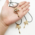 Luocha Necklace Game Honkai Star Rail Luo Cha Metal Necklace Pendant Halloween Cosplay Props Accessories Gifts. 