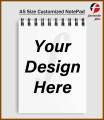 Create Your Own Custom A5, A6 Size Printed Note Pad with Your Unique Design Perfect for Jotting Down Notes and Ideas by Favourite Plus. 