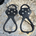 Ice Grippers Traction Cleats Gripper Spike Universal Non Slip for Shoe Ice Sports Rubber Grips with Steel Studs Crampon. 