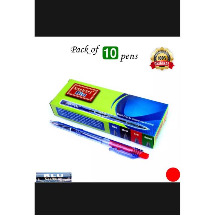 Signature BLU Ball Pen Pack of 10