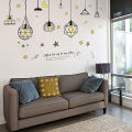 Modern Star Moon Wallpaper Background Baby Room Home Office Wall Sticker Decor. 