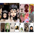1 Cartoon Hijab Aesthetic Muslim Girl Phone Case For Iphone 13 Pro Max 12 11 Pro XS MAX XR 8 7 Plus X 12Mini. 