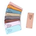 50Pcs Handmade PU Leather Tags Handmade with Love PU Labels Faux. 