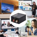 Digital to Analog Audio Converter | Digital Coaxial Fiber Optic Analog Output Converter. Optical Coaxial Digital Audio for Home Cinema. 