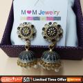 Unique Colorful Style Jhumka Earrings Design For Women. 