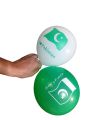 45 pcs 9 inch Printed Flag Green White Latex Balloons for use independence day Celebration 14 August Balloon. 