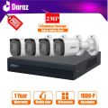 Dahua 4 Cameras Package, Dahua 4 Cameras Setup, 4 Cameras Setup 4 Cctv Cameras Setup- 2 Megapixels 1080p Full HD - Camera System for Home - 1 Year Warranty (Tags: Dahua Hikvision Polo 4 Cameras Package Setup). 