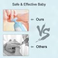 Baby Nail File Electric Baby Nail Clippers with Led Front Light Safe and Quiet Baby Nail Cutter with 6 Grinding Heads for Newborns Toddlers. 