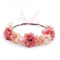 Women Hair Flower Crown Head Garland Wedding Hair Wreath Dried Flowers Corolla Garlands Floral Headband Headdress Hair Tiaras. 