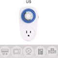 Timer Plug Socket, 24 Hours Programmable Mechanical Mini Timer Switch Smart Countdown Switch Socket. 