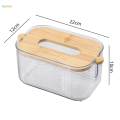 Tissue Box Cover Holder Simple Decor Multifunctional Facial Tissue Holder for Livingroom Restaurant. 