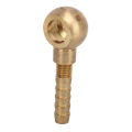 10mm Turbo Banjo Fitting Bolt, M14x1.5mm To 3/8 10mm Length Turbine Water Cooling Fluid Banjo Connector Bolt for Car for Air Fuel Delivery. 