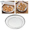 Deep Fried Drain Strainer Stainless Steel Baking Sifting Tray BBQ Plates Food Presentation Filter. 