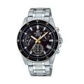 Original Casio Edifice - EFV-540D-1A9VUDF - Stainless Steel Wrist Watch for Men - Black. 