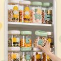 1000ml/1500ml Press Type Airtight Food Storage Containers Vacuum Sealed One Button Opening Dried Fruit Tea Containers with Lids Large Capacity Dry Cereal Milk Powder. 