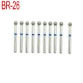 10 Stks/doos Tandheelkundige Kliniek Hoge Snelheid Boren Diamant Polijsten Shank 1.6Mm Boor Tanden Whitening Br Serie. 