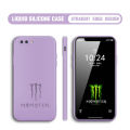 Jizetin for OPPO A3S / A12E / Realme C1 Back Cover Devil's Claw Multicolor Liquid Silicone Phone Case Soft Square Lens Protection Phone Cases. 