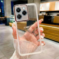 Casing For Infinix Note 40X 40 Pro+Camera Lens Protection Soft TPU Transparent Edge Fashion Phone Case Shockproof Back Cover. 