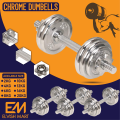Dumbbell, Chrome Coated Dumbbell, Professional Chrome Dumbbell with Metal Handles Heavy Dumbbell Set Home Exercise Training Equipment By Elvish Mart. 