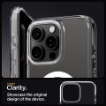 iPhone 16 Pro Max/16 Pro/16/15 Pro/15 Pro Max Premium Spigen Magsafe Transparent Crystal Clear Case. 