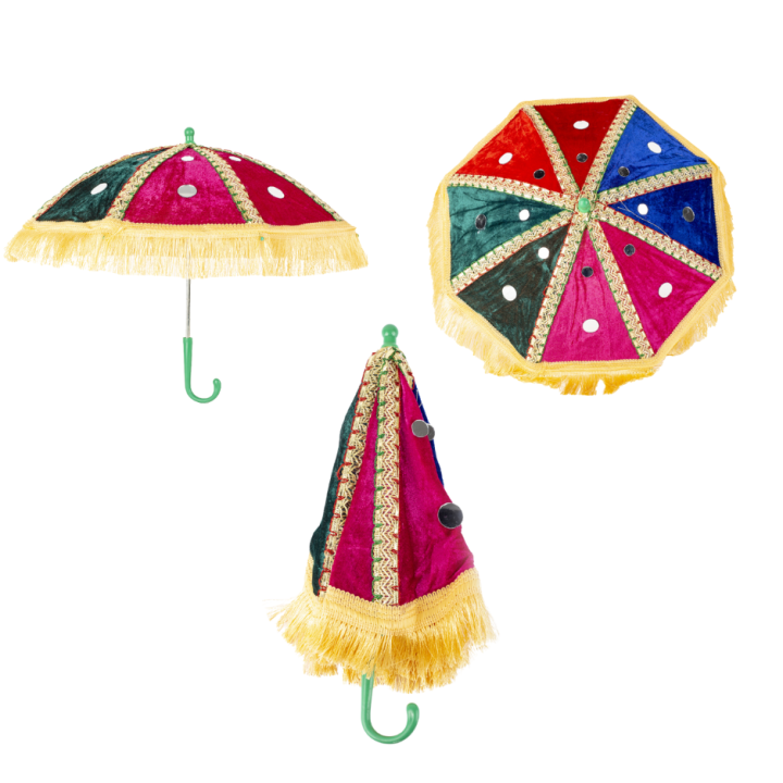 Wedding Velvet Umbrella | For | Nikkah,Maiyun, Mendhi, Dholki, Shadi, Decor |