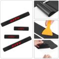 4 PCS Honda City Car Door Sill Protector 3D Carbon Fiber Scuff Protective Door Sill Cover Panel Sticker, Car Stickers, Stickers for Car. 