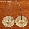 Yoga Cymbals Brass Cymbal Bell Chimes Tibetan Buddhist Style Tingsha Meditation Yoga Accessory Instrument Cymbals,C. 