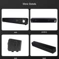 Kisonli LED-909 RGB USB Soundbar SPEAKER - Wireless Bluetooth Speaker With Colorful Light - Huge Surround Sound with Custom-Spool Volume Control - Built in FM Radio - KISONLI Portable Bluetooth Soundbar RGB Colors Light With Super Bass & Multi LED Sound. 