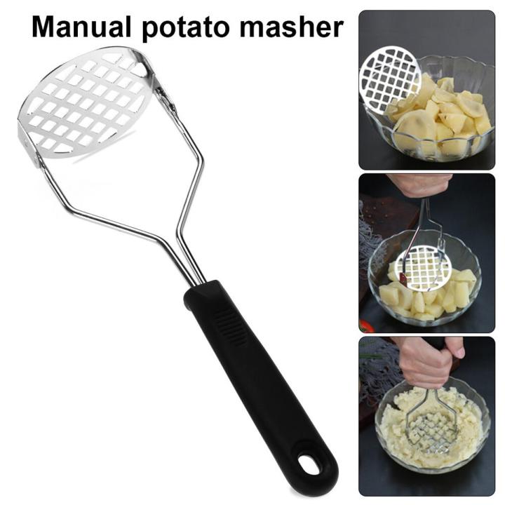 Potato Mashers & Ricers Stainless Steel Hand Held Potato Ricer Masher Vegetable Fruit Juicer Puree Press Crusher Crusher Potato & Mash Juicer And Potato Potato Garlic Press 25 cm X 8 cm