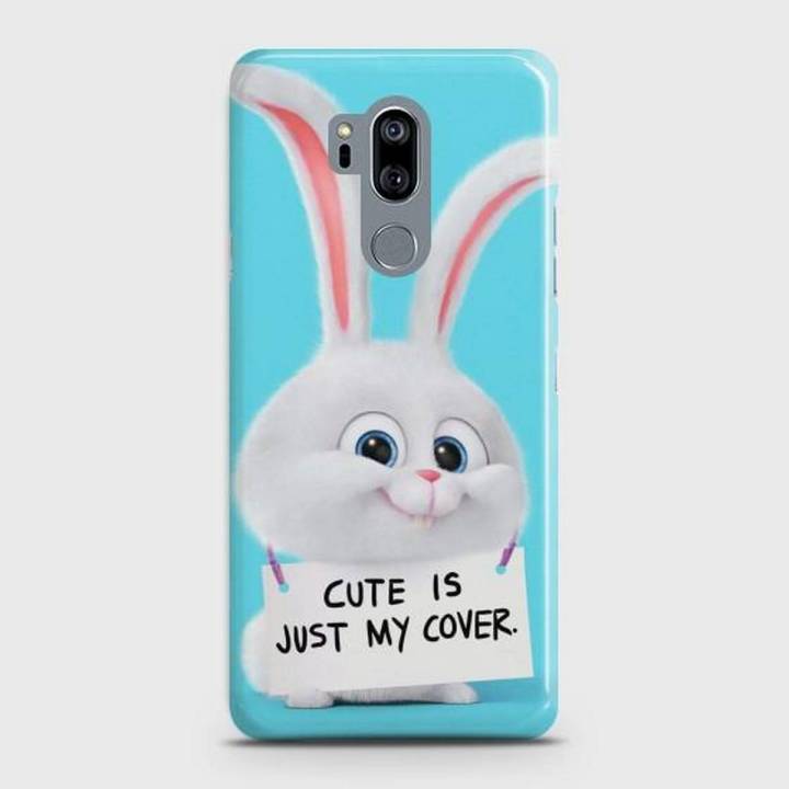 LG G7 ThinQ Cover - SkinLee HQ Hard Case - Cute Rabbit - SKINLEE-525-1-413-275