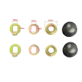 Ebike Wheel Motor Shaft Washer/Spacer/Nut Cover E-Bike Wheel Lock M14 2Set 14mm Shaft Screw Cap for 500-5000W Motor. 