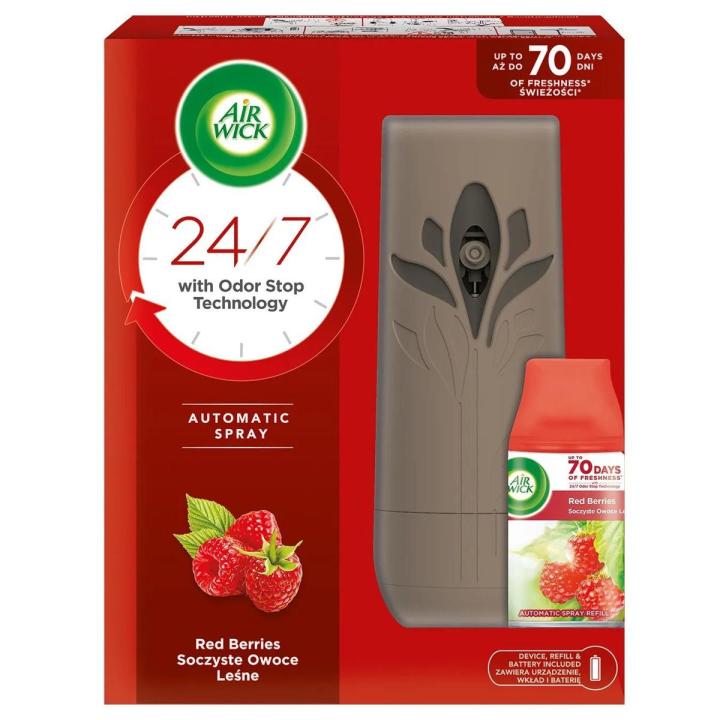 Airwick Freshmatic Red Berries Automatic Spray Holder & Refill Air Freshener