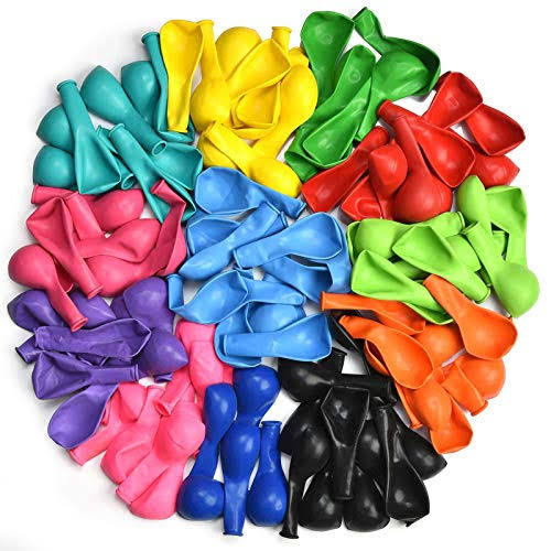 100 PCS BIRTHDAY BALLOONS IN ALL COLOURS BIRTHDAY ACCESSORIES BALLOON AND USE IN BIRTHDAY PARTY WEDDING PARTY ETC