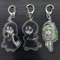 BLEACH Anime Figures Kurosaki Ichigo Candice Catnipp Cosplay Acrylic Keychains Kuchiki Byakuya Character Keyring Pendant Decor. 