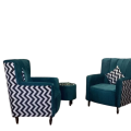 2 Modern Sofa Chair ZIG ZAG Designe TWO Seater C Green Colour With 2 cousion free {Special Offer available}. 