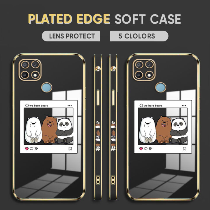 (Free%20Lanyard)%20Luxury%206D%20Plating%20Case%20for%20OPPO%20A12%20Phone%20Cases%20Cute%20Cartoon%20Anime%20Bears%20Side%20Print%20Soft%20Silicone%20Square%20Back%20Cover%20-%20Image%202