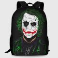 Joker Backpack for Boys Sketch Neon Glowing Design Bag at CustomizeGiftsPK. 