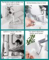 Universal Splash Filter Faucet 1080 Rotating Faucet Extender Aerator Non Splashing Swivel Sink Faucet Head with 2 Water Outlet Modes for Bathroom and Kitchen. 