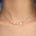 Albatross Bird Pearl Choker Necklace- Lovely Chain for Girls and Women. 