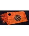 Net Stole Dupatta For KIds Girls PEACH YELLOW ORANGE Color Makri Net Dupatta For Younger Girls. 