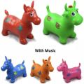 Inflatable Jumping Horse Horse Hopper Riding Horse Toy Jumping Deer Riding Toy for Baby Kid Outdoor Indoor Toy for Children, Boys and Girls, Toddlers (Pump Included),. 