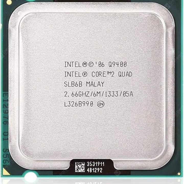 Intel Core 2 Quad Q9400 Quad Core 2.66 GHz Processor 1333 MHz FSB / LGA 775